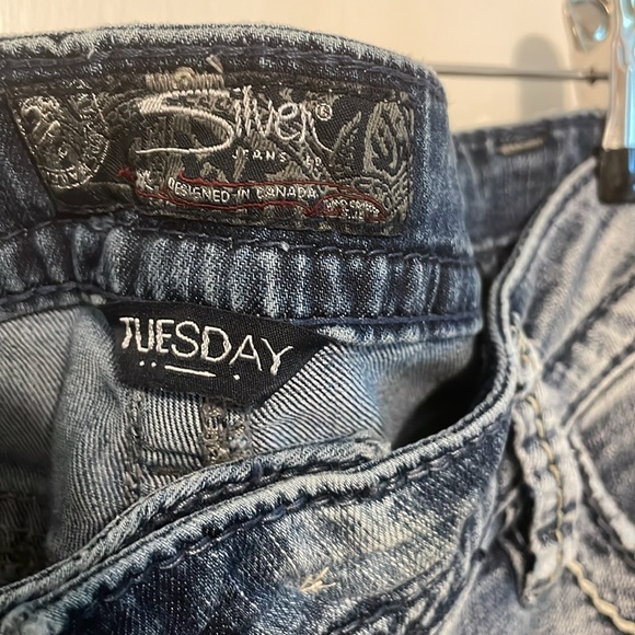 Tuesday Silver Canadian Designer jeans size 30/33 - Picture 2 of 4